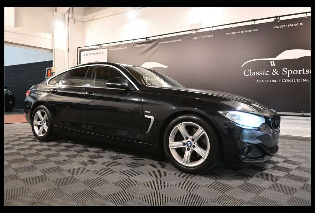 BMW Gran Coupé 430 dAS / EURO 6B / AUTO / XENON / GPS NAVIGATION / BLUETOOTH / COFFRE ELECTRIQUE !!
