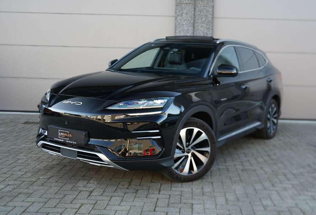 BYD Design 87 kWh * LONG RANGE / ZWART INTERIEUR / PANO / HEADUP / ELEKTRISCHE KOFFER / ZETELVERWARMING / INFINITY SOUND *