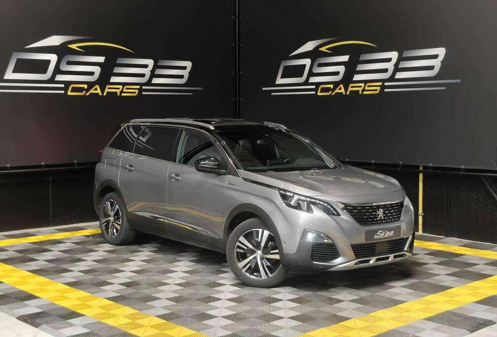 Peugeot 1.2  GT 7-zit/LED/Pano/Keyless/Dodehoek/Trekhaak/MemoryLeder/ZV/Apple
