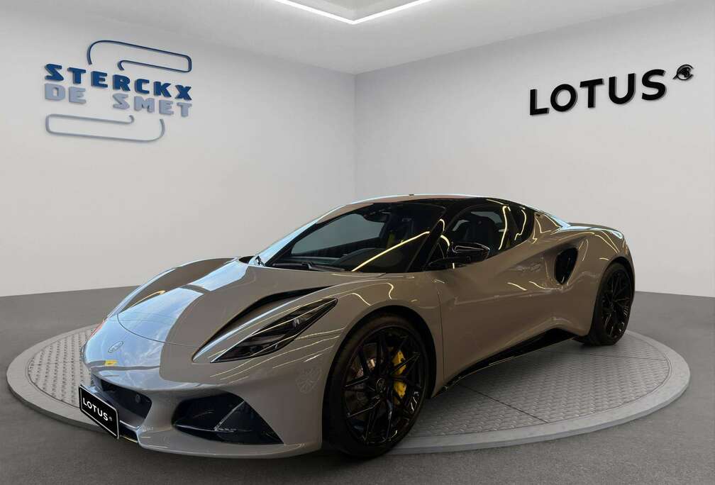 Lotus V6 RACING LINE - ZINC GREY - BLACK ALCANTARA