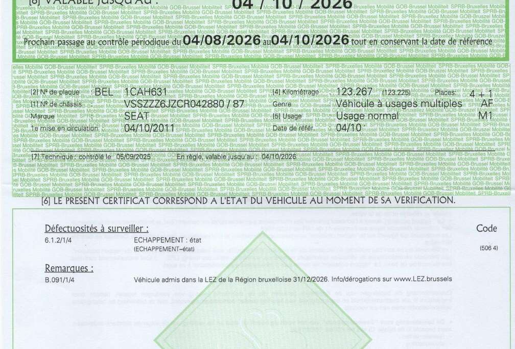 SEAT ST 1.2 CR TDi Style Ecomotive DPF