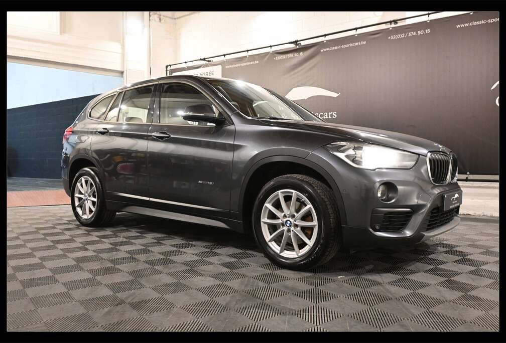 BMW X1 1.5i sDrive18 EURO 6b / GPS NAVIGATION / CAMERA / COFFRE ELECTRIQUE /  BLUETOOTH / PDC !!