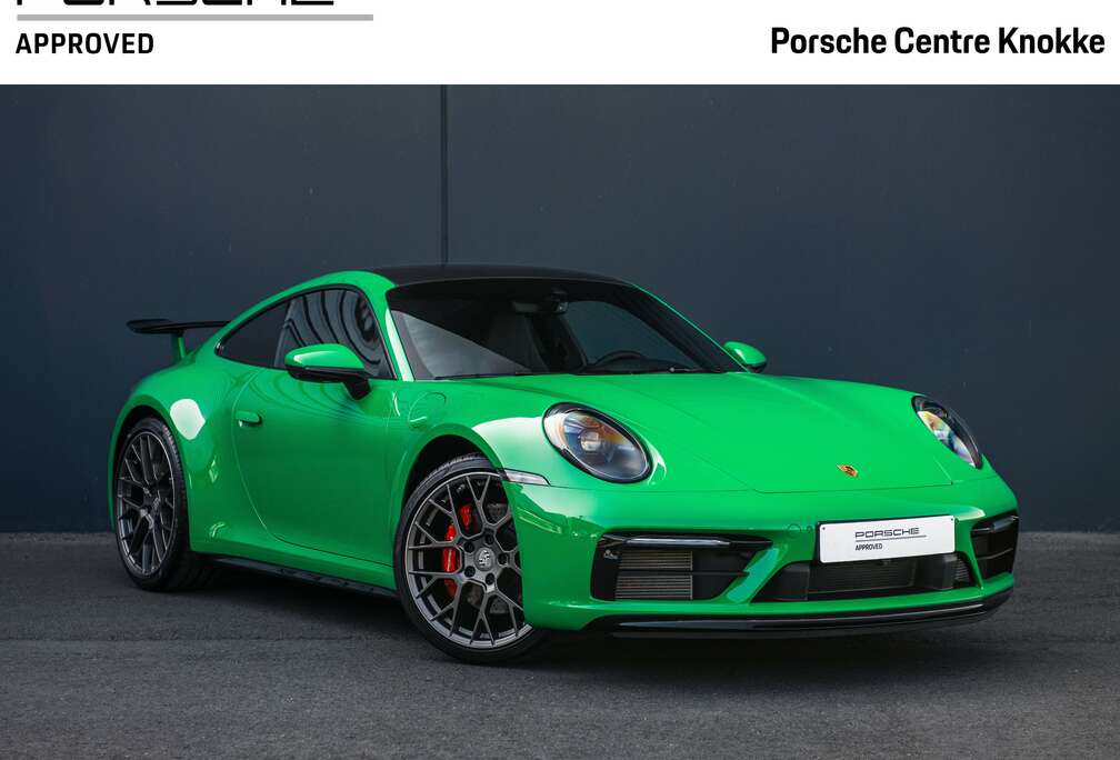 Porsche Carrera 4S  Aerokit  Python Green  Carbon Roof