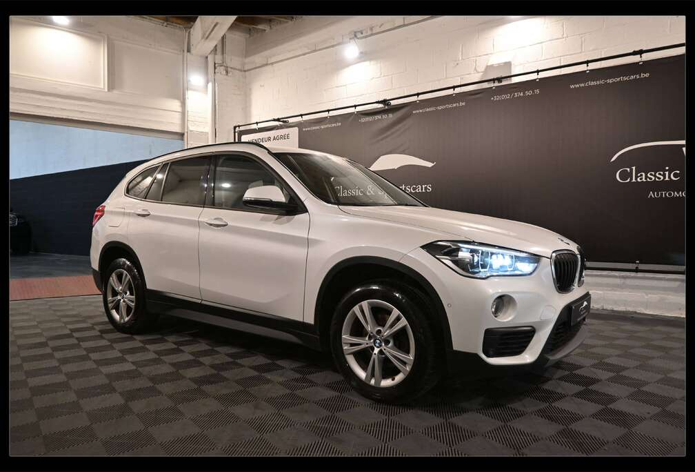BMW X1 2.0 dA sDrive16 EURO 6d / PACK SPORT /  AUTOMATIQUE / LEDS / GPS NAVIGATION / BLUETOOTH / PDC