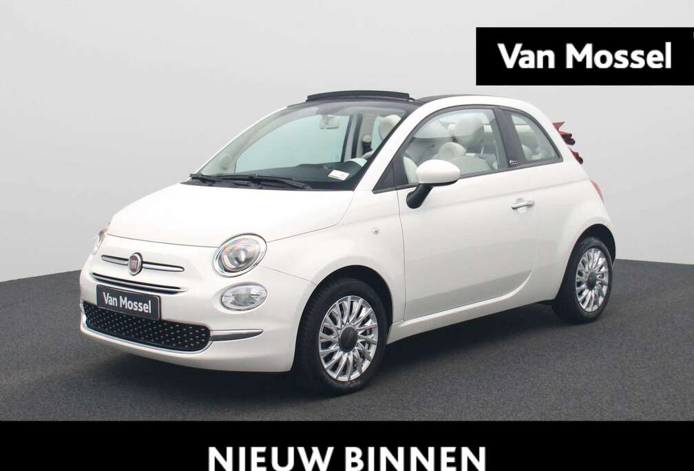 Fiat 1.2 Lounge +gps+park pilot achteraan