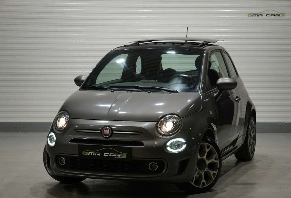Fiat 500 1.0i MHEV Sport  Benzine-Pano-H.Leder-Airco-Navi-PDC-Garantie