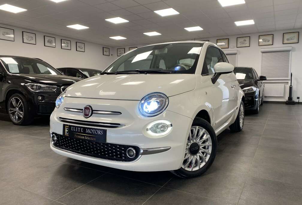 Fiat 500 1.2i Lounge 1erMAIN/ FULL OPTION/ ETAT NEUF / CARNET COMPLET