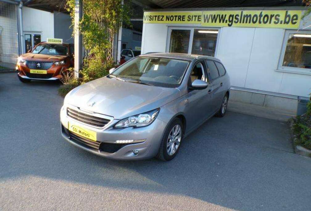 Peugeot 1.6HDi 99cv break gris 07/17 Airco GPS Capteurs