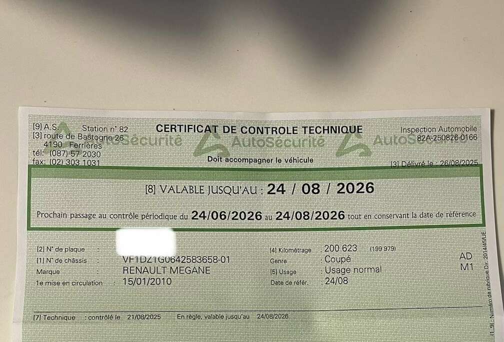 Renault Mégane Coupé 1.5 dCi Dynamique FAP