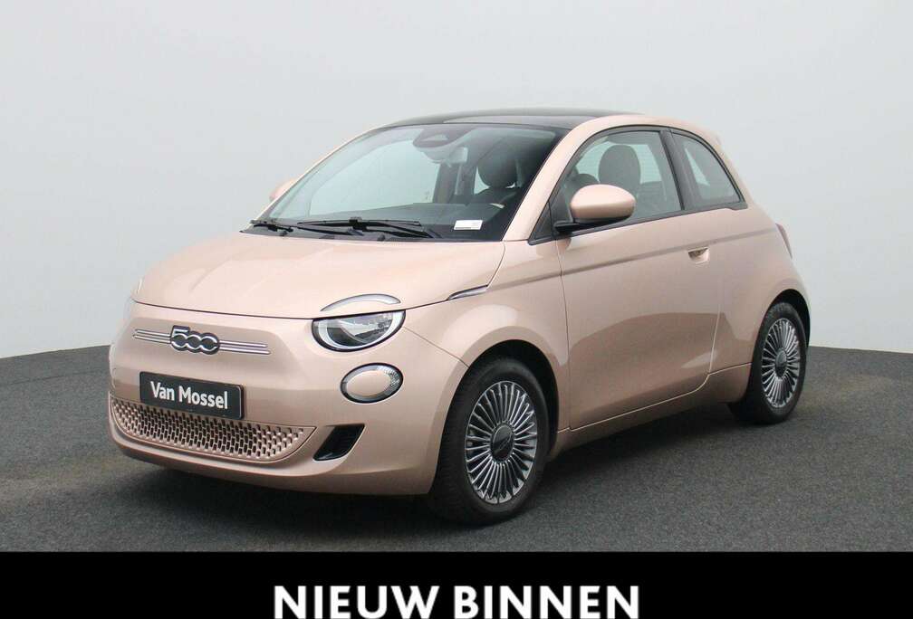 Fiat 500e 42 kWh Icon Camera  Panodak  Zetelverwarmin
