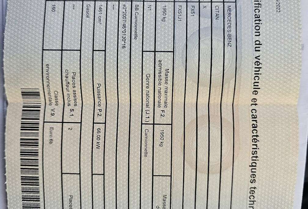 Mercedes-Benz 109 CDI Blueeficienci