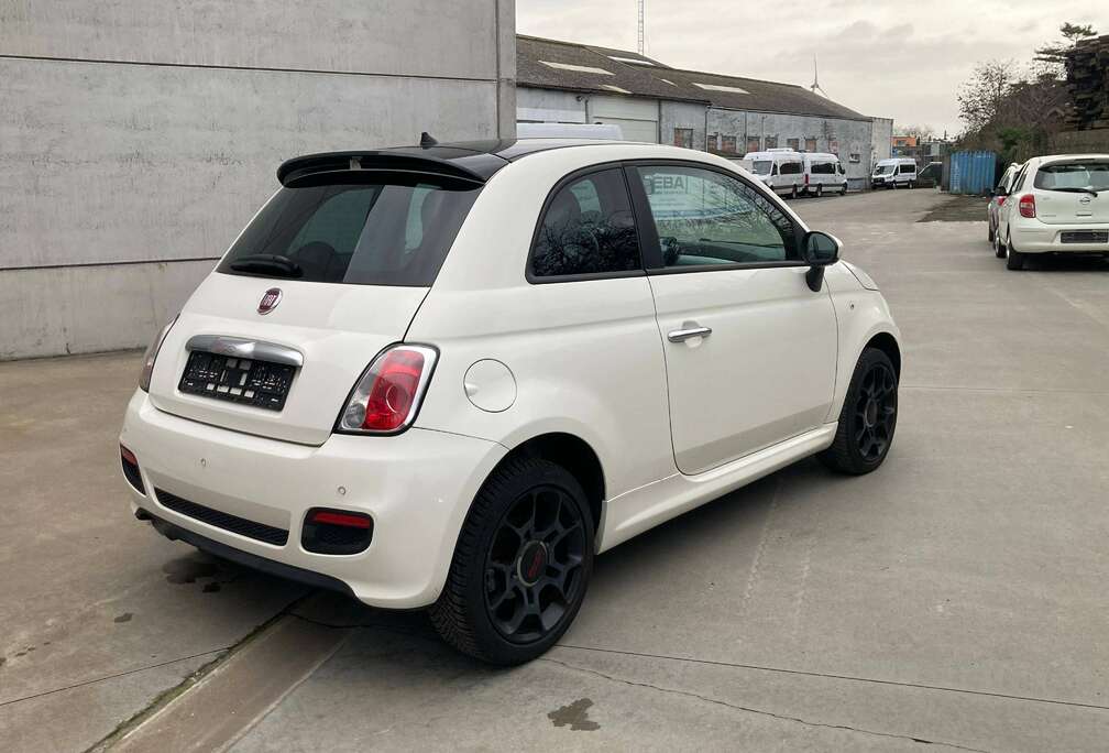 Fiat 1.4 S benzine 10/2013 met 89000km*FULL OPTIE*100PK*HALFLEDER*PARKEERSENSOR*GARANTIE*