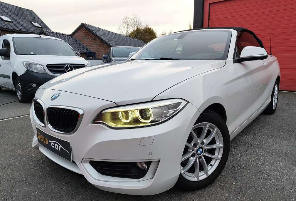 BMW Cabriolet 218d *TVA*LED*BI XENON*CUIR*NAVIGATION*