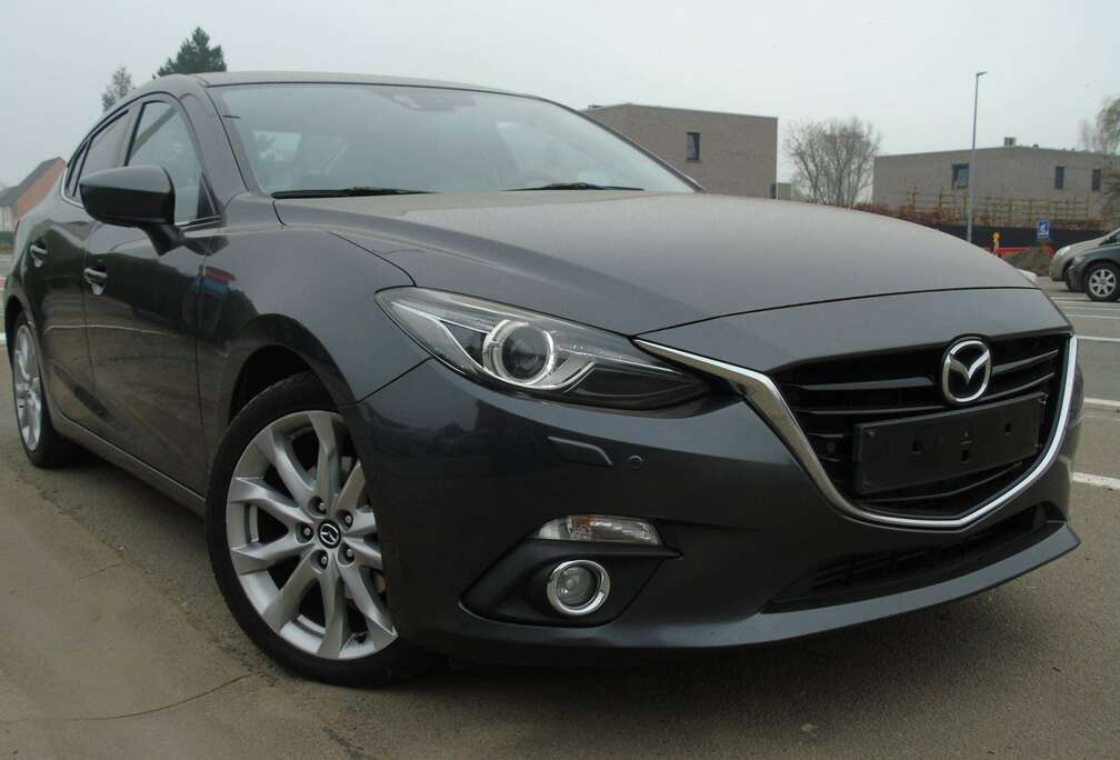 Mazda 3 2.2 D Skydrive*1e Eigen*Navi*Leder*Apple Carplay*Keyless Go*EURO 6b