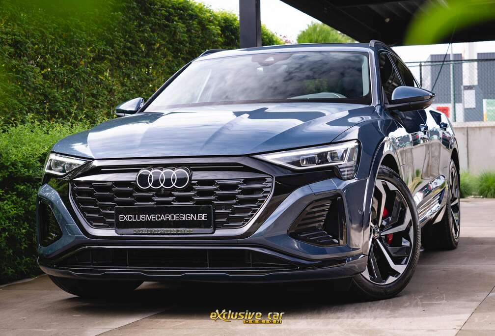 Audi Sportback Quattro S line 106 kWh /21\'\'/Panodak/360Cam/Memory/Trekhaak/Keyless/Luchtvering/