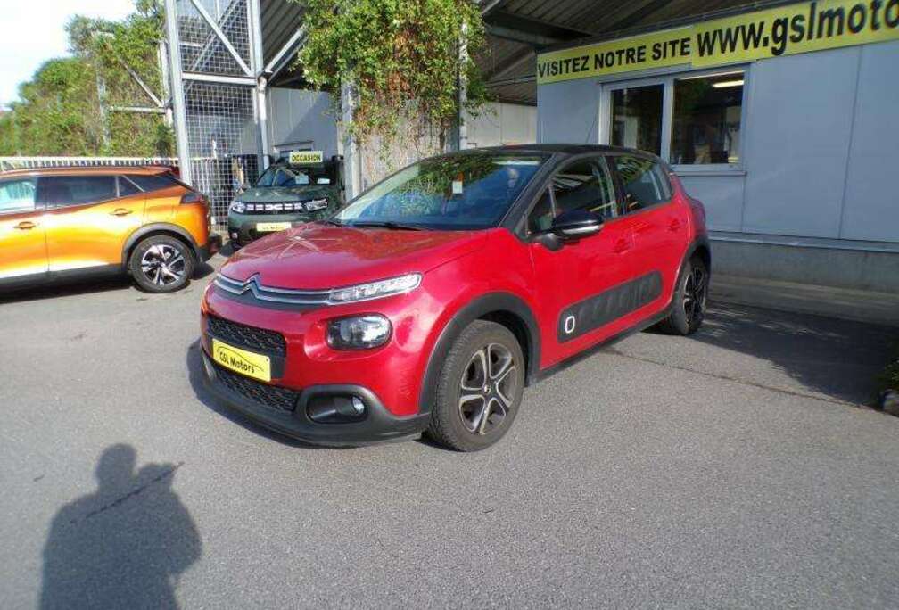 Citroen 1.2i 83cv Rouge 03/19 Airco Bluetooth USB Cruise