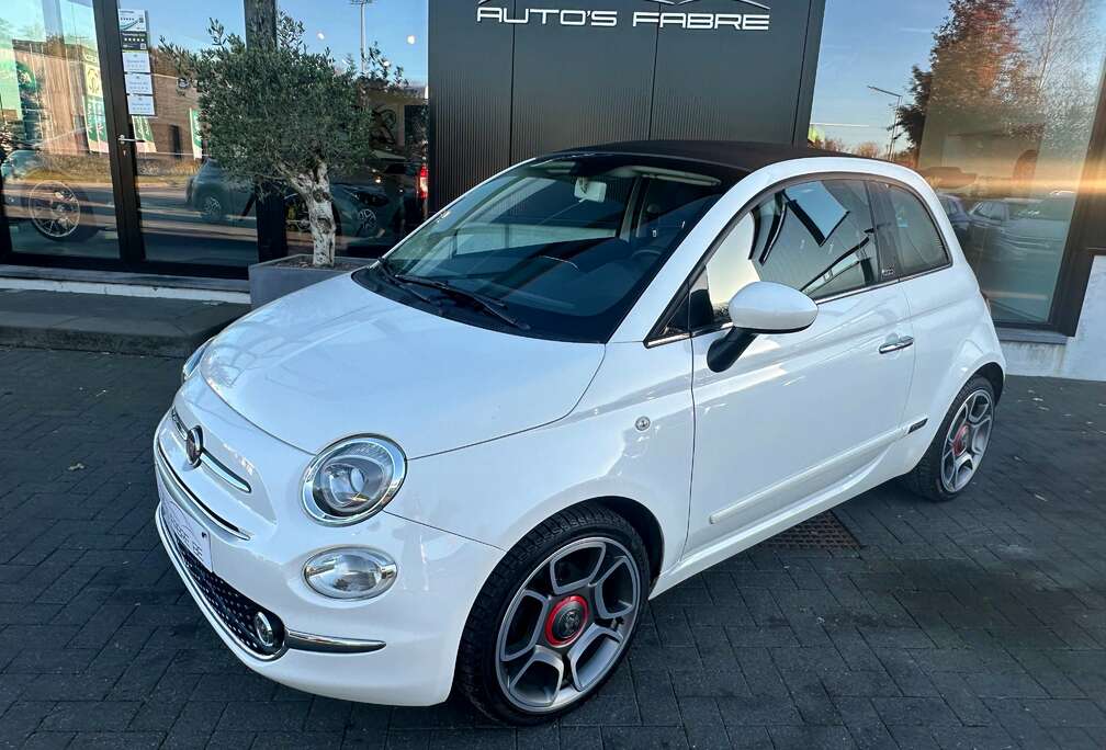 Fiat 1.0i Cabrio Leder Airco Abarth Alu 16\