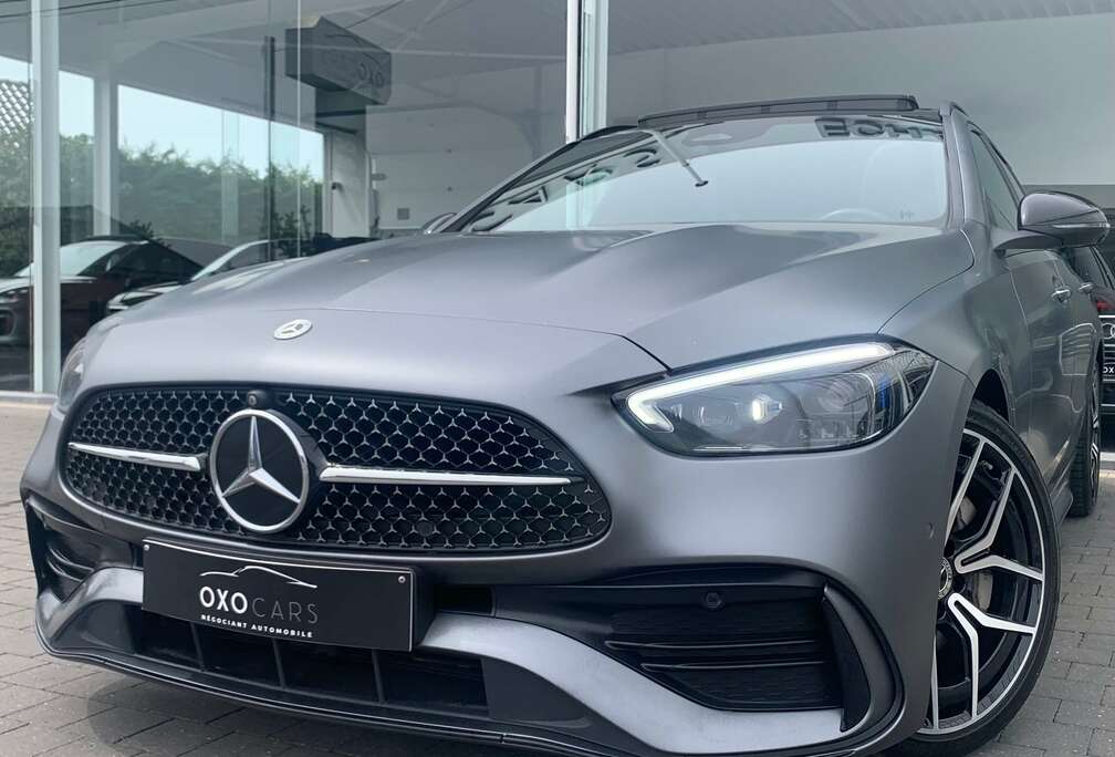 Mercedes-Benz D 200CV / Pack AMG / Gris MAGNO MAT / Pack NIGHT / FULL OPTIONS / HUD / Toit Pano / Camera 360 / Jantes 19 / TVA /