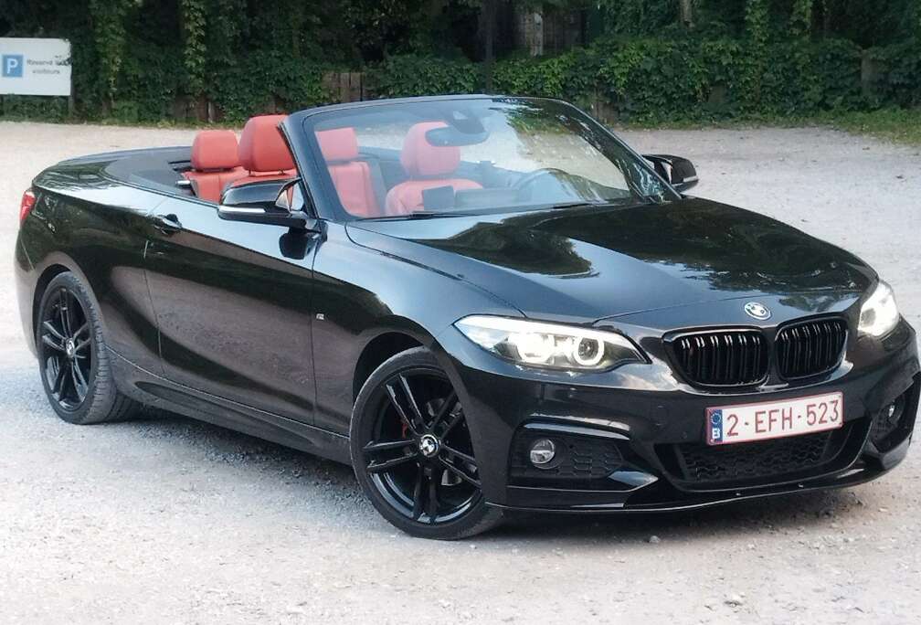 BMW Cabrio 218 d pack M Black Édition