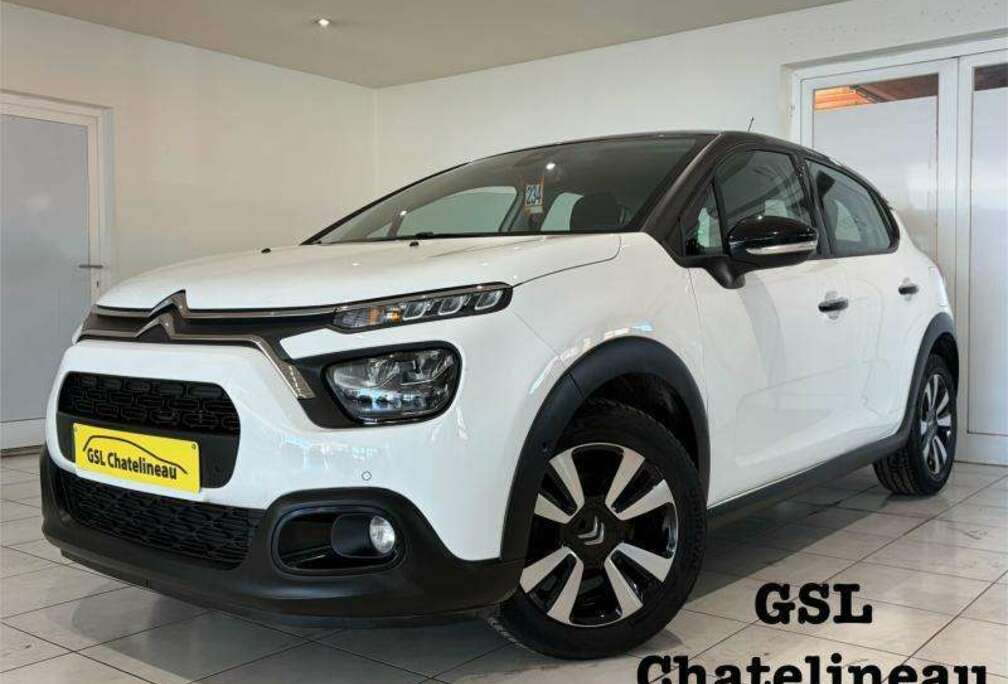 Citroen 1.2 83cv Blanc 12/20 78885km Capteurs/Clim/Navi