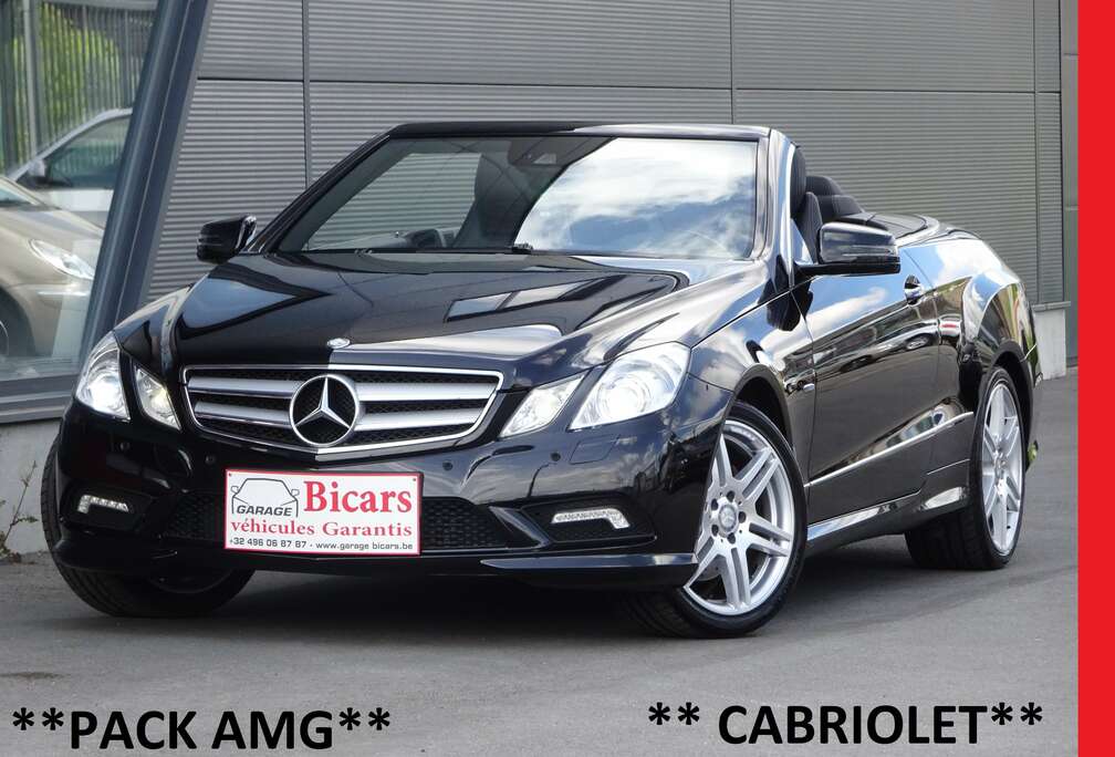 Mercedes-Benz CDI **PACK-AMG** CABRIO+ AUTOMATIQUE AVANTGARDE E5