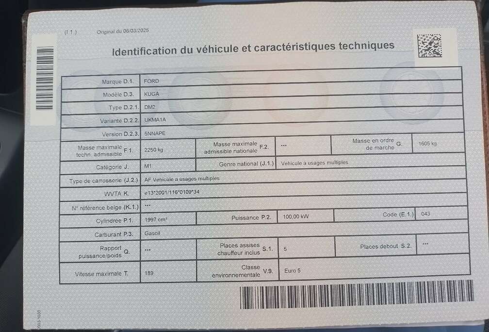 Ford Kuga 2.0 TDCi 4WD Trend