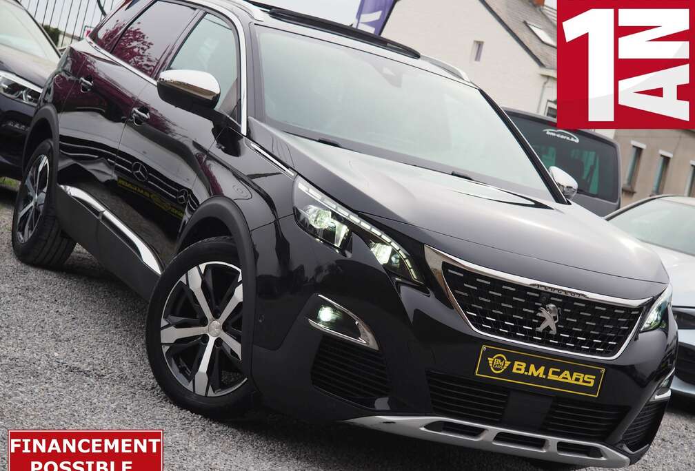 Peugeot 2.0 BlueHDi GT 7PLACES-EAT8-CUIR-PANO-LED-CLIM-CRUISE-CAM-FULL OPTIONS