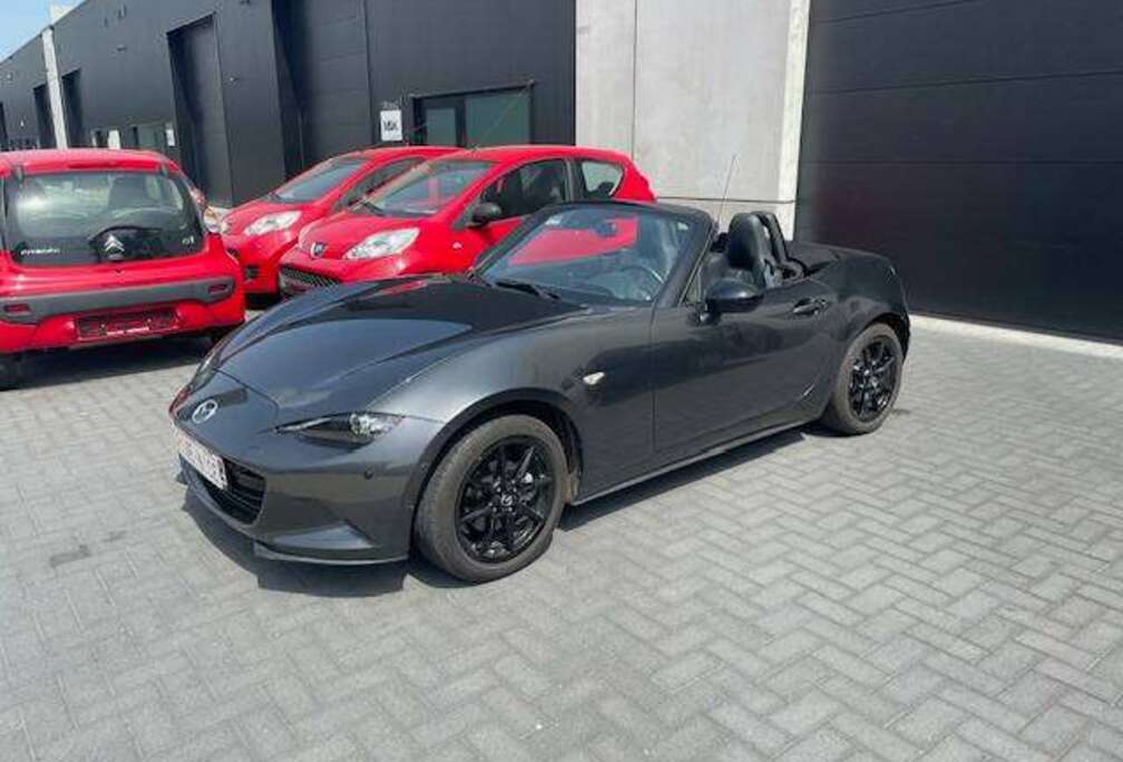 Mazda MX-5 1.5i Skyactiv-G Skycruise, Leder, Sensoren + Camera, Airco, Navi, Bluetooth, Cruise control, Met keuring