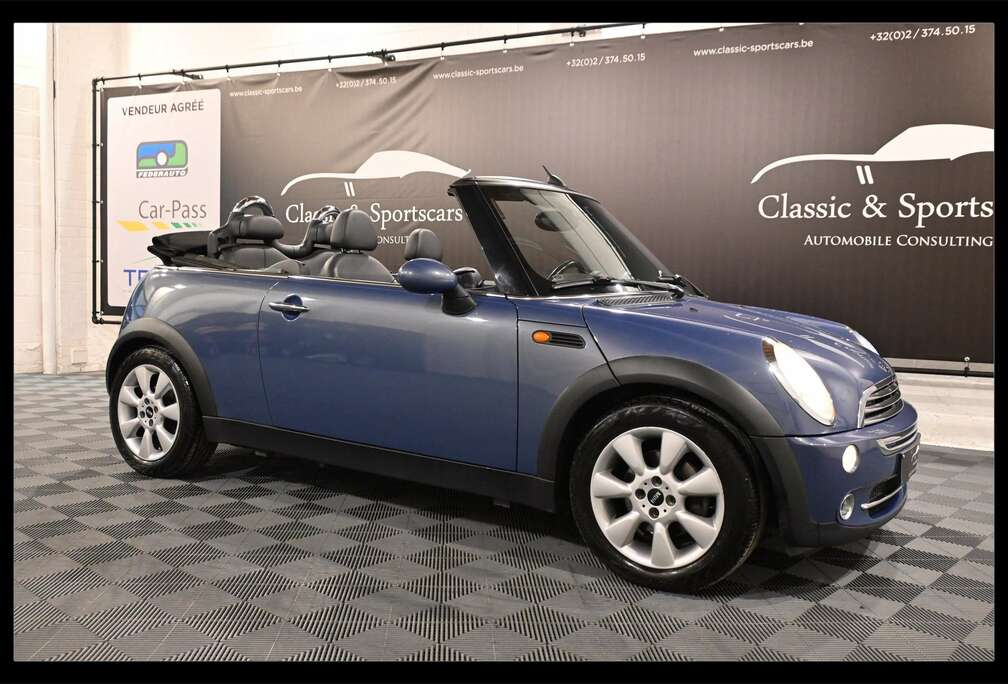 MINI Cabriolet 1.6i 16v / AIRCO / CUIR / GPS NAVI / PDC