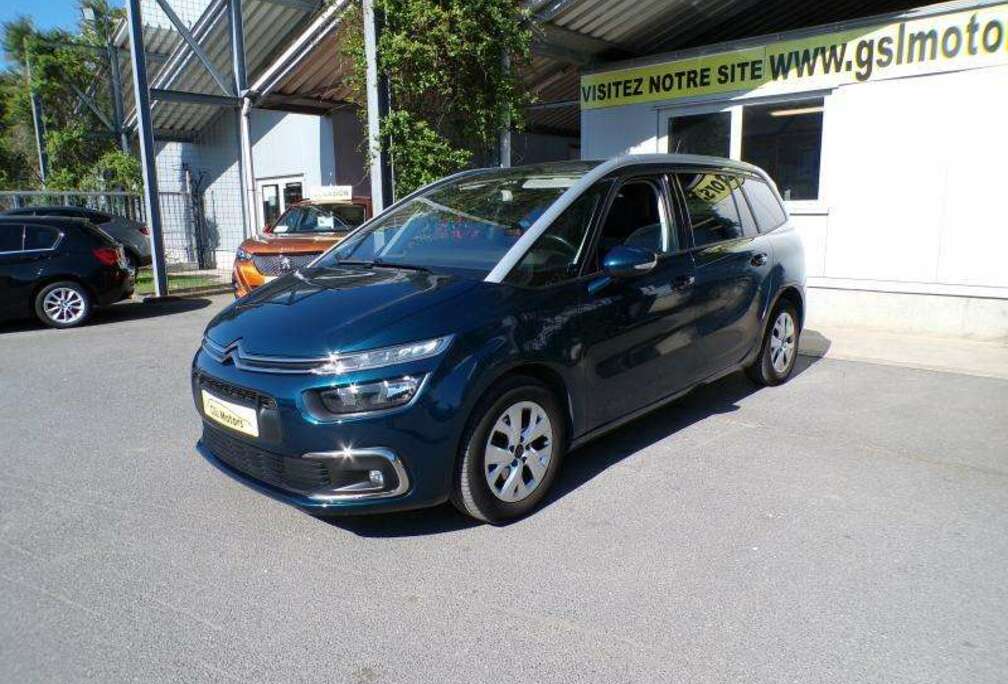Citroen 1.5HDi 130cv 7pl vert 02/21 73629km Airco GPS