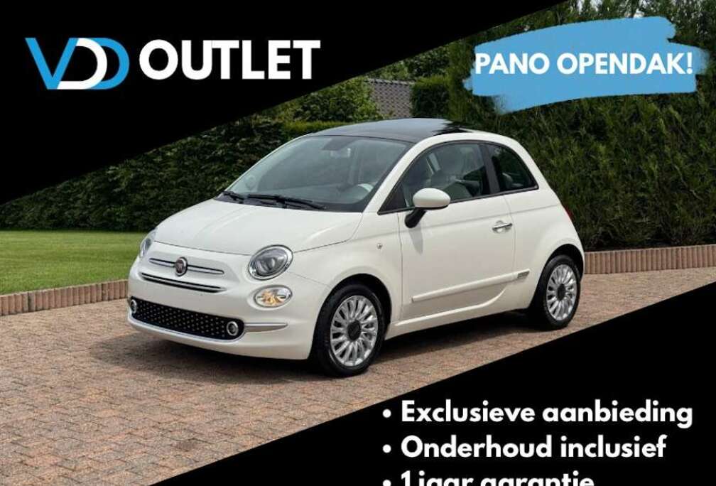 Fiat / 3D / OPEN DAK / CARPLAY / NAVI / AC / PARK SENS