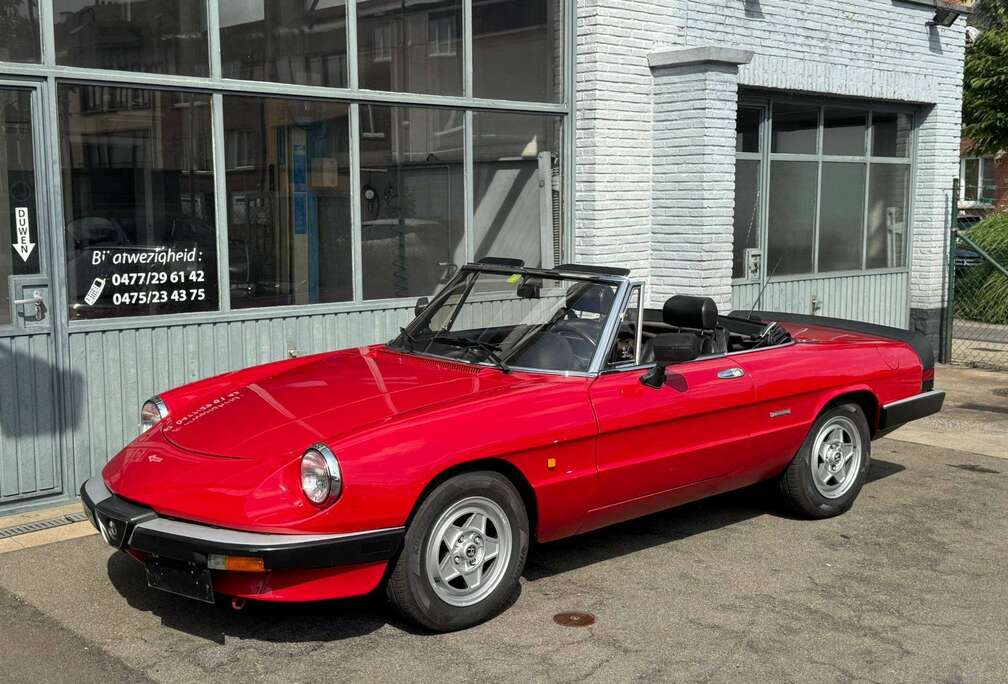 Alfa Romeo Alfa Spider 2.0 2000  Type 115✅06/1988✅57.000 kms✅Oldtimer