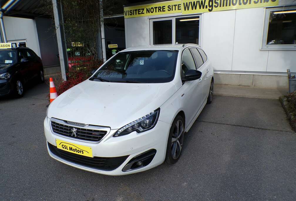 Peugeot 1.6 BlueHDi 115cv blanc 12/16 Airco GPS Caméra