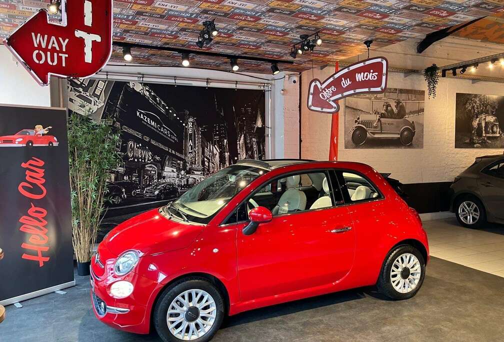 Fiat 1.2i * BOITE AUTO * CABRIO * APPLE CARPLAY * AIRCO