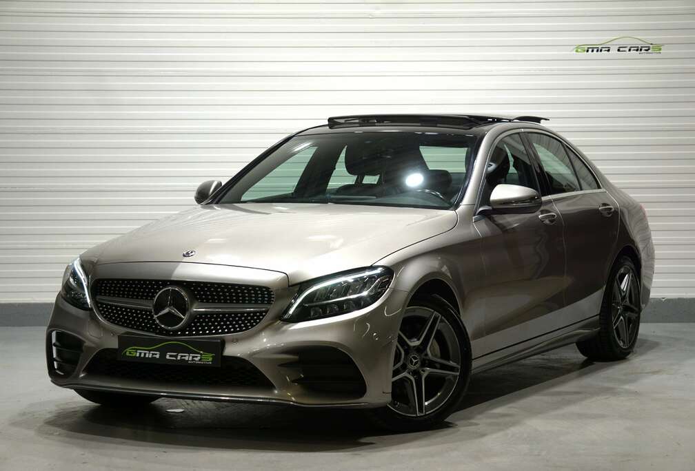 Mercedes-Benz C 200 d  AMG Pack Aut-Navi-Leder-Pano-Airco-Cam-PDC-Garantie