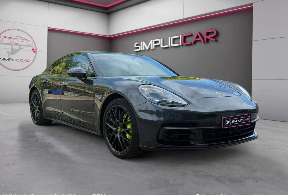 Porsche Panamera 4 e-Hybrid 2.9 V6 Bi-Turbo PHEV (462 ch) - GARANTIE 12 MOIS - Echappement sport - TO pano - LED Matrix