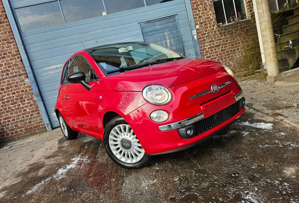 Fiat 500 1.2i Lounge PUR-02 Stop