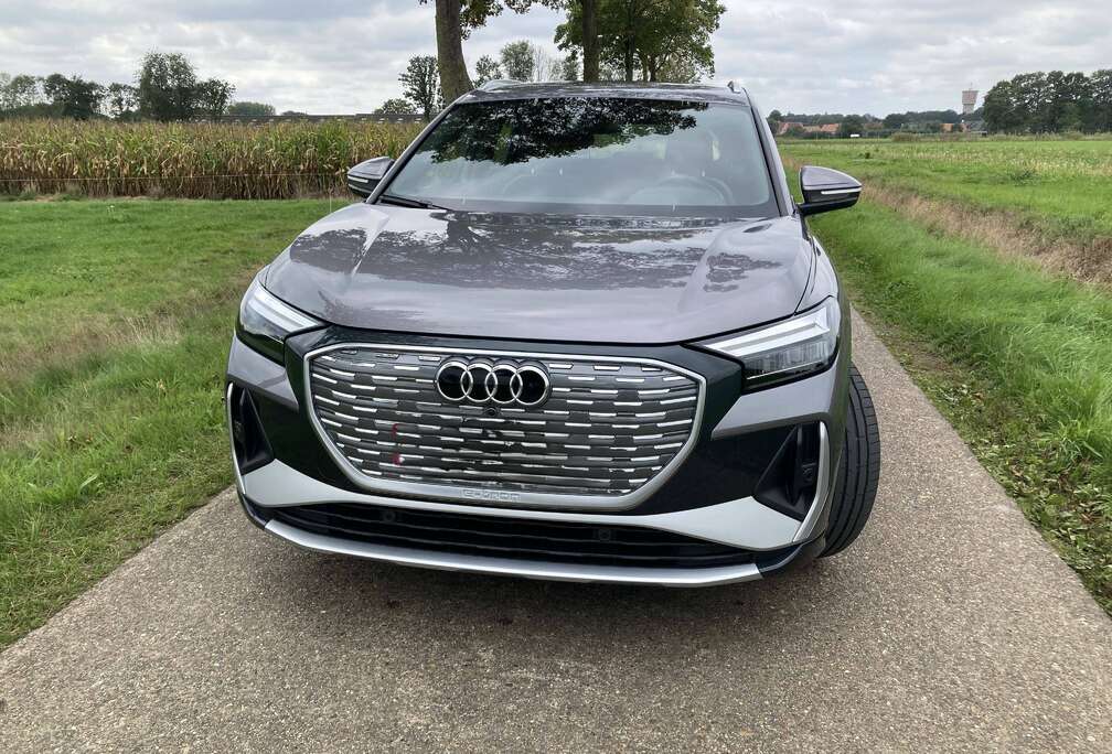 Audi 45 S-line 82 kWh *ACC*trekhaak*leder*verwarmde zet