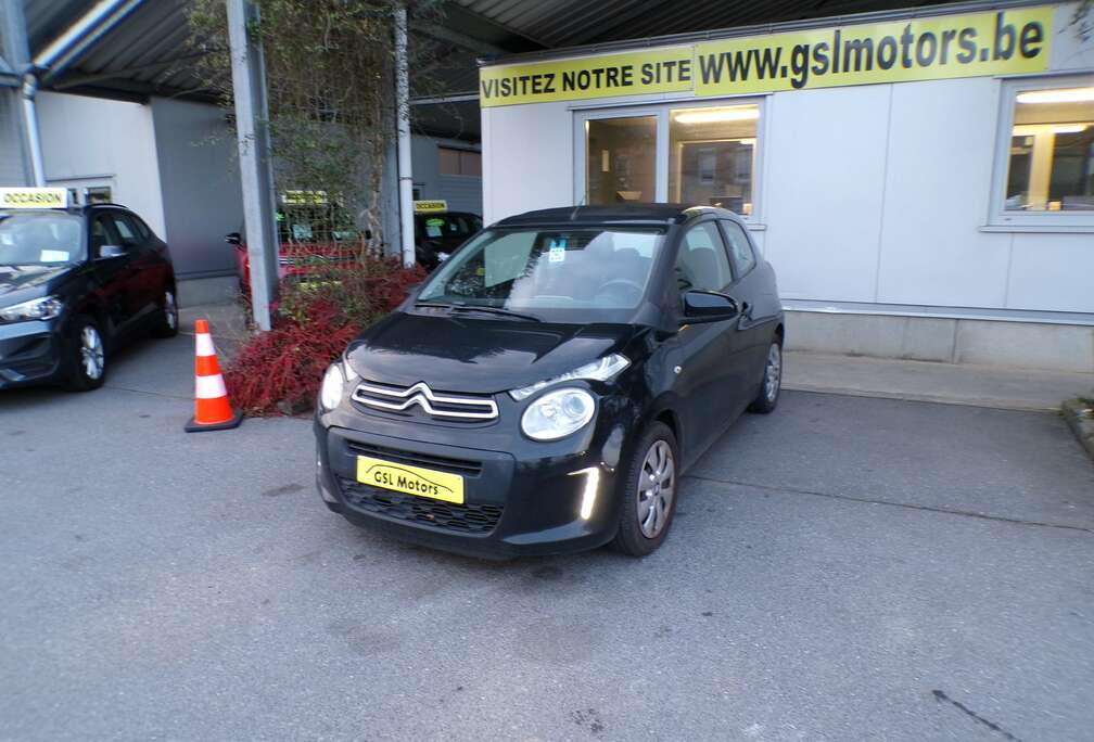 Citroen 1.0 VTi 69cv 3 portes noir 11/16 85456km Airco USB