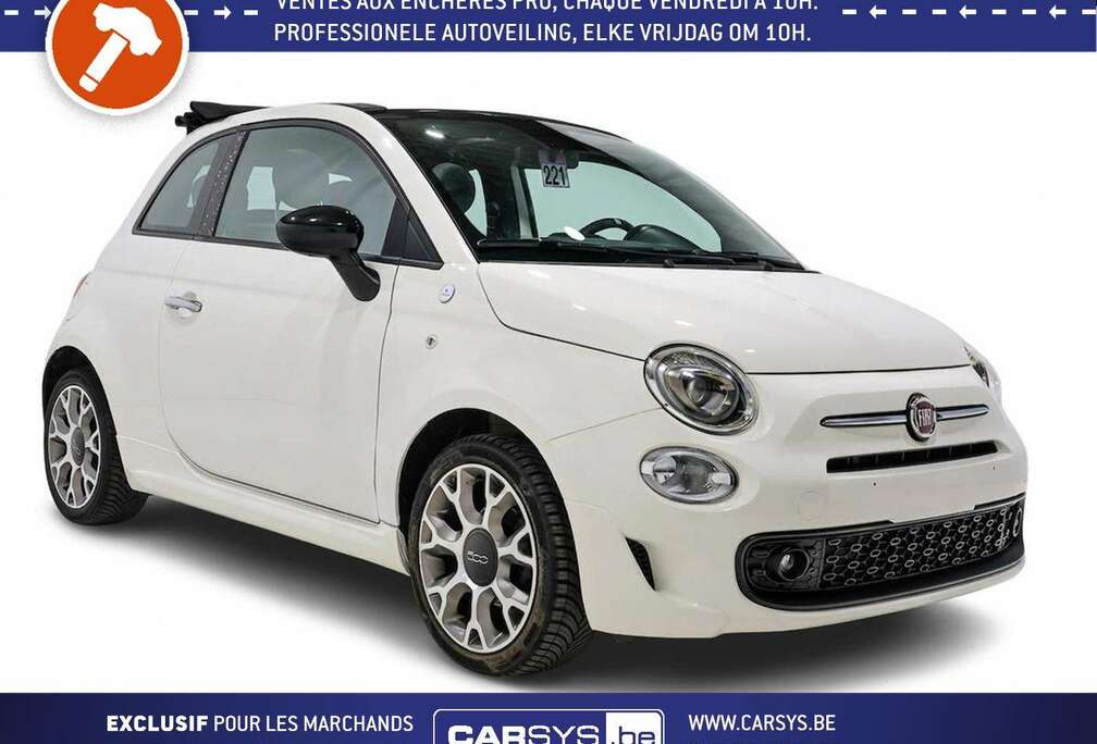 Fiat CABRIO - HYBRID  S.CUIR - 16 - GPS - CARPLAY