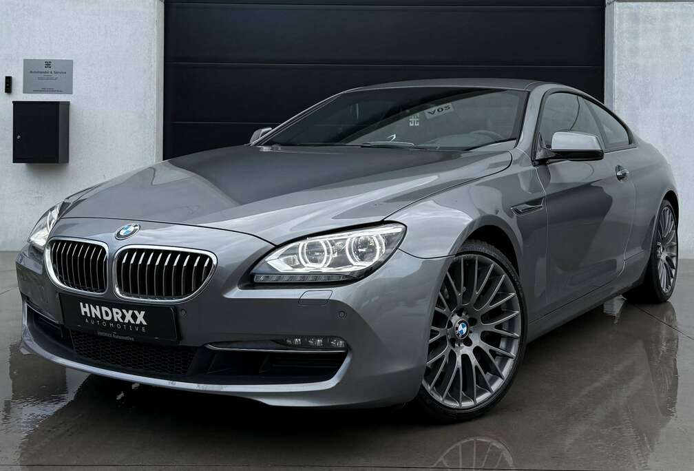 BMW Coupé 640dA Sport - HUD - Leder - Camera - Keyless - Garantie