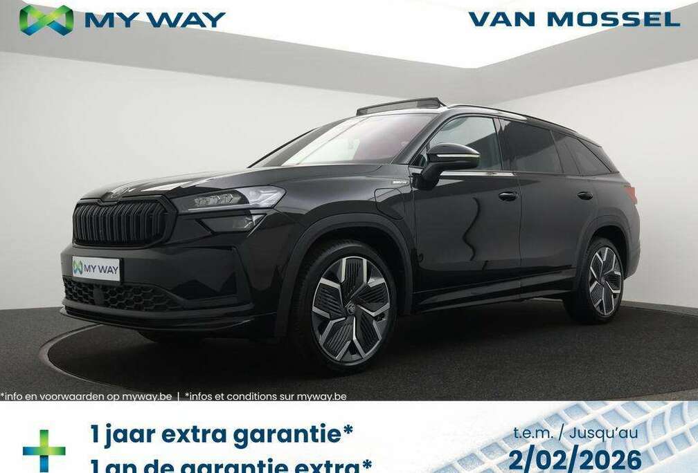 Skoda Kodiaq Sportline PHEV 1.5TSI 204PK *AUTOMAAT*PANO*SPORTSEATS*NAVI*APP CONNECT*BLTH*CRUISE*PDC*...