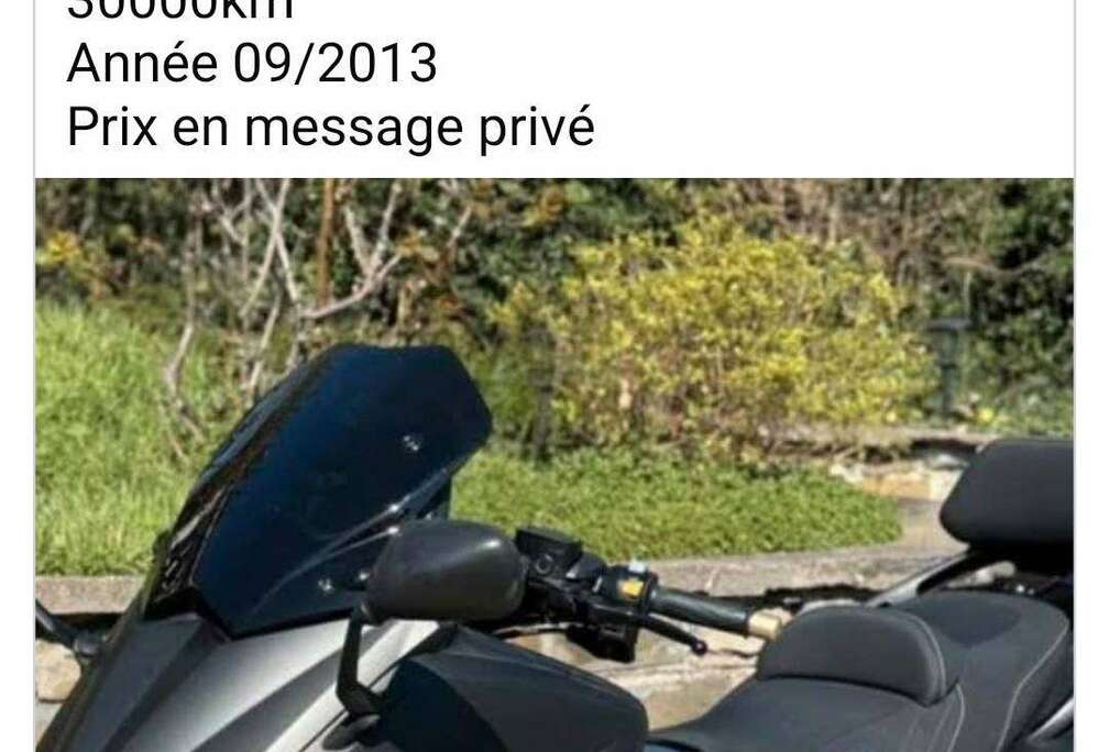 Yamaha tmax530 état impeccable année 2013 kilométrage 30000tel0495787592