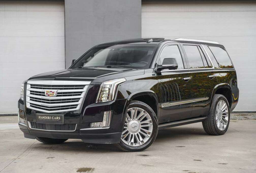 Cadillac 2016 SUV Platinum €33500 LICHTE VRACHT 2 ZITPLAATSEN OOK PARTICULIER +LPG 102L