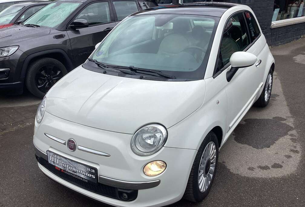 Fiat 500 0.9 T TwinAir Lounge toit pano