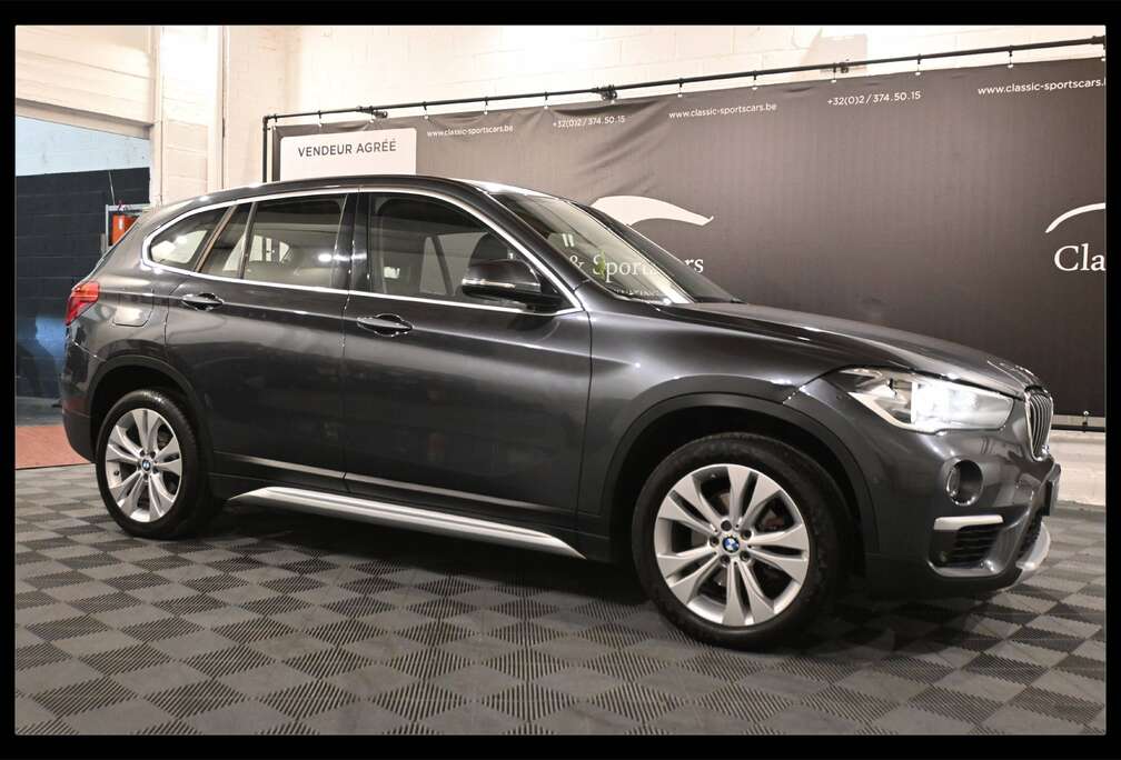BMW X1 1.5iA sDrive18 PACK SPORT / AUTO / CUIR / AFFICHAGE TÊTE HAUTE /