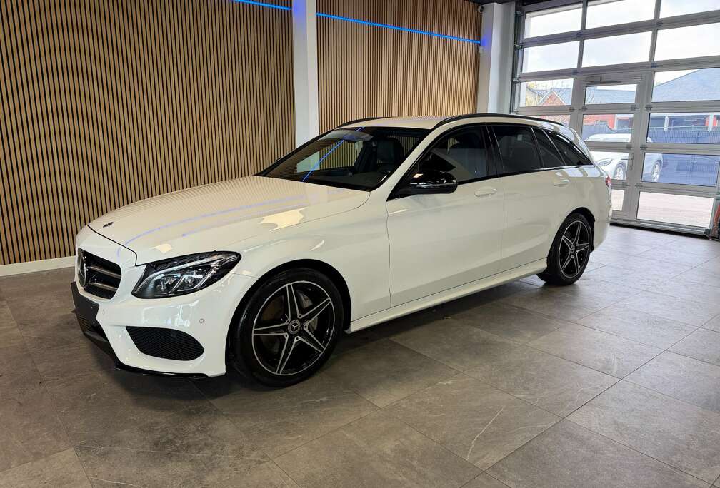 Mercedes-Benz C 180 AMG adaptieve cruisecontrol trekhaak nightpack