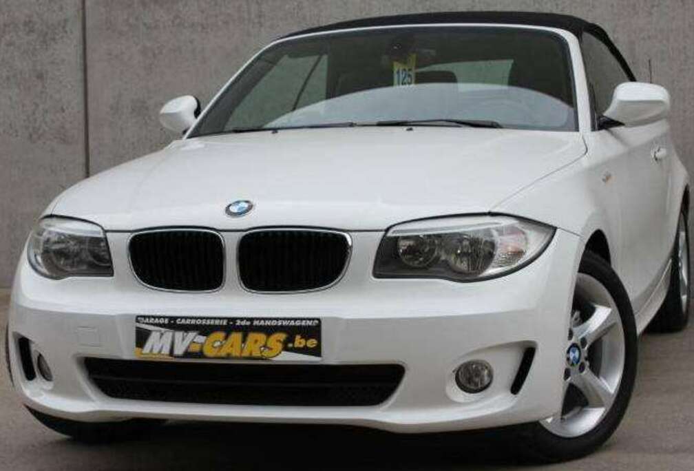 BMW 118i Cabrio/leder/zetelv;/USB/Cruise control