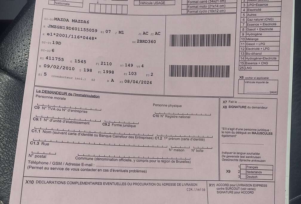 Mazda 6 2.0 CDVi Active DPF