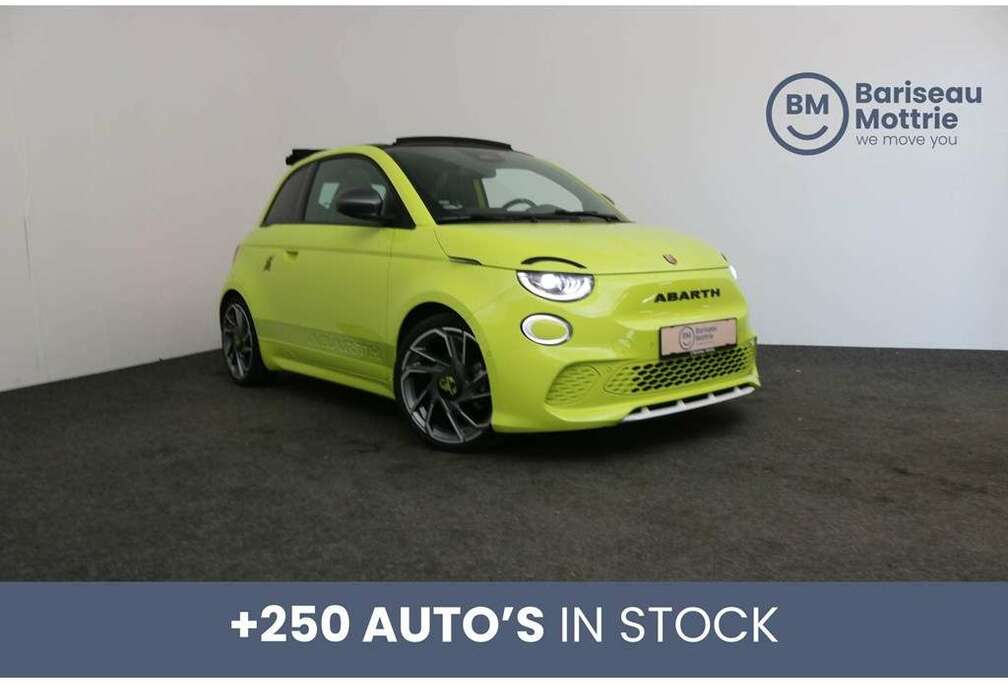 Abarth E SCORPIONISSIMA CABRIO *ALCANTARA*VERWARMDE ZETEL